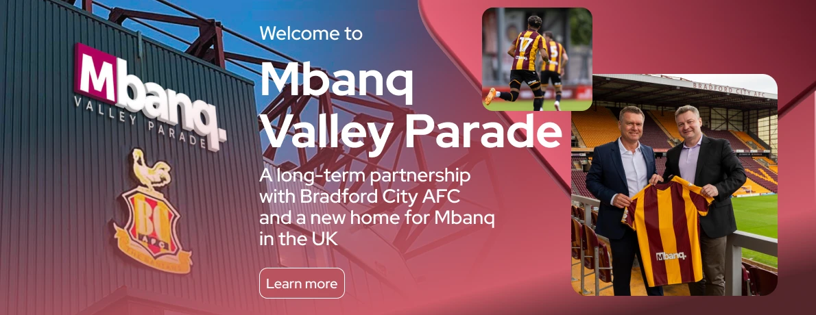 Mbanq Valley Parade Stadium Naming Rights Partnership with Bradford City AFC